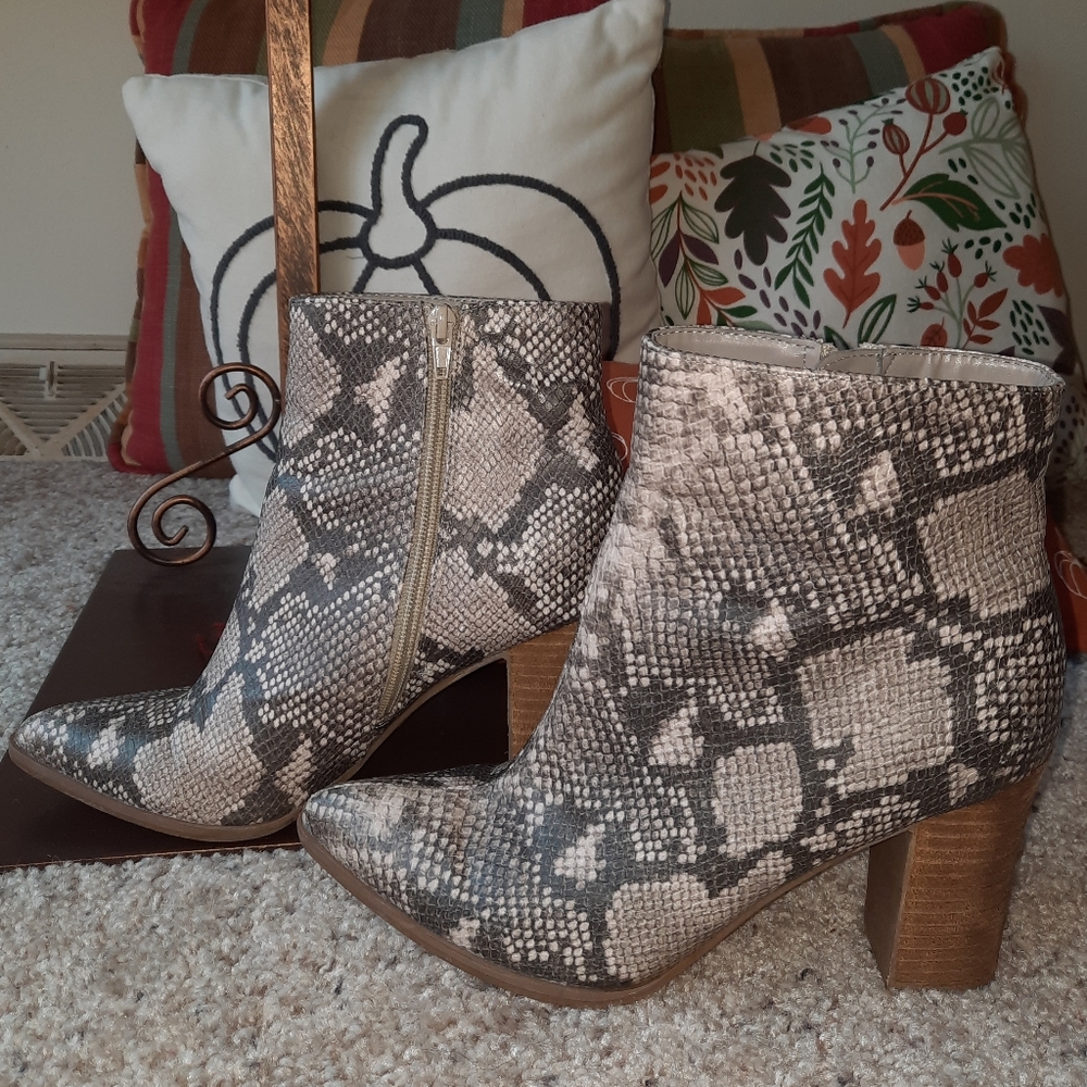 Carlos sz 9M snake print boots